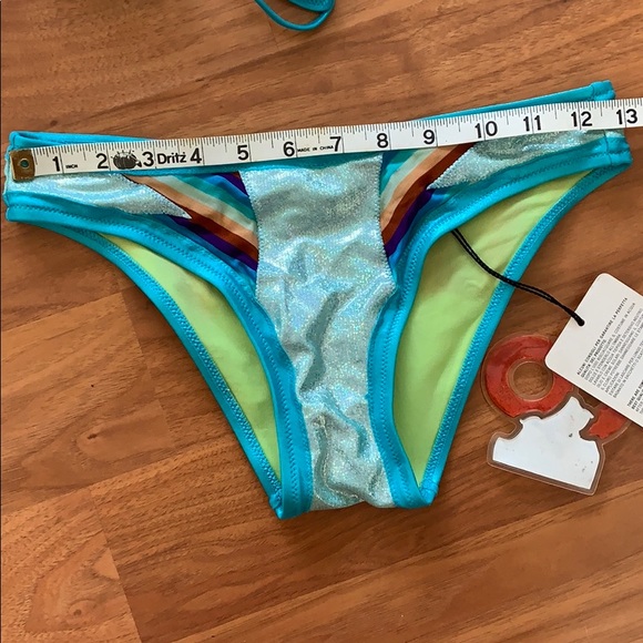 NWT Custo Barcelona Iridescent Bikini - Picture 9 of 10